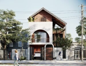 Nhà mặt phố mương Kẻ Khế Vạn Phúc Kim Mã quận Ba Đình Hà Nội