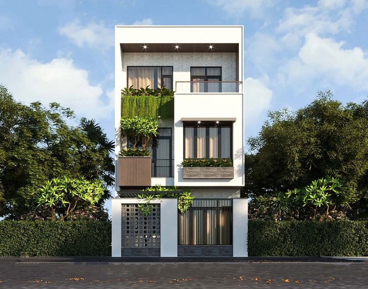 Bán nhà phố hiện đại đường vào làng Lãng Nội 5x20m